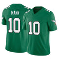 P.Eagles #10 Braden Mann Player Green Kelly Alternate Vapor F.U.S.E. Home Game Qdoa Stitched Jerseys