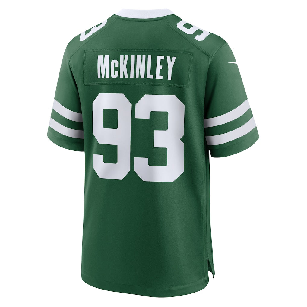 Qdoa NY.Jets #93 Takk McKinley Legacy Green Team Game Jersey