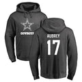D.Cowboys #17 Brandon Aubrey Player Ash One Color Pullover Hoodie Limited Qdoa Stitched Jerseys