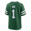 Qdoa NY.Jets #1 Dad Legacy Green Game Jersey