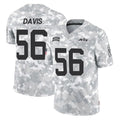 NY.Jets #56 Demario Davis Player Arctic Camo Salute to Service Limited Game Qdoa Stitched Jerseys