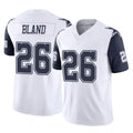 D.Cowboys #26 DaRon Bland Player White-Navy Limited Vapor F.U.S.E. Home Game Qdoa Stitched Jerseys