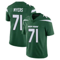 NY.Jets #71 Josh Myers Player Green Limited Vapor Home Game Qdoa Stitched Jerseys
