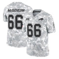 B.Bills #66 Connor McGovern Player Arctic Camo Salute to Service Limited Game Qdoa Stitched Jerseys