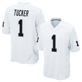 LV.Raiders #1 Tre Tucker Player White Home Game Qdoa Stitched Jerseys