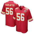 KC.Chiefs #56 George Karlaftis Player Red Home Game Qdoa Stitched Jerseys