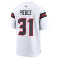 Qdoa H.Texans #31 Dameon Pierce White Game Jersey