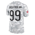 C.Bears #99 Gervon Dexter Sr. Player Arctic Camo Salute to Service Limited Qdoa Stitched Jerseys
