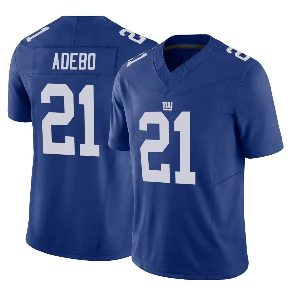 NY.Giants #21 Paulson Adebo Player Royal Limited Vapor F.U.S.E. Home Game Qdoa Stitched Jerseys