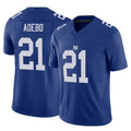 NY.Giants #21 Paulson Adebo Player Royal Limited Vapor F.U.S.E. Home Game Qdoa Stitched Jerseys