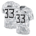 T.Titans #33 Cedric Gray Player Arctic Camo Limited Salute to Service Home Game Qdoa Stitched Jerseys