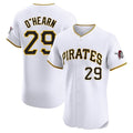 P.Pirates #29 Ryan O'Hearn Player White Home Limited Elite Qdoa Stitched Jerseys