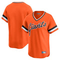 SF.Giants ## Giants Blank Player Orange 2025 Cooperstown Collection Limited T-shirt Qdoa Stitched Jerseys