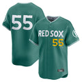 B.Red Sox #55 Ranger Su¨¢rez Player Green City Connect Limited Home Game Qdoa Stitched Jerseys