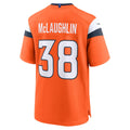 Qdoa D.Broncos #38 Jaleel McLaughlin Orange Alternate Game Jersey