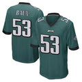 P.Eagles #53 Zack Baun Player Team Color Green Home Game Qdoa Stitched Jerseys