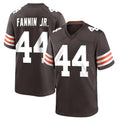C.Browns #44 Harold Fannin Jr. Player Brown Home Game Qdoa Stitched Jerseys