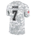 Qdoa D.Cowboys #7 Trevon Diggs Arctic Camo 2024 Salute to Service Limited Jersey