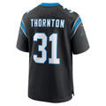 Qdoa C.Panthers #31 Corey Thornton Black Team Game Jersey