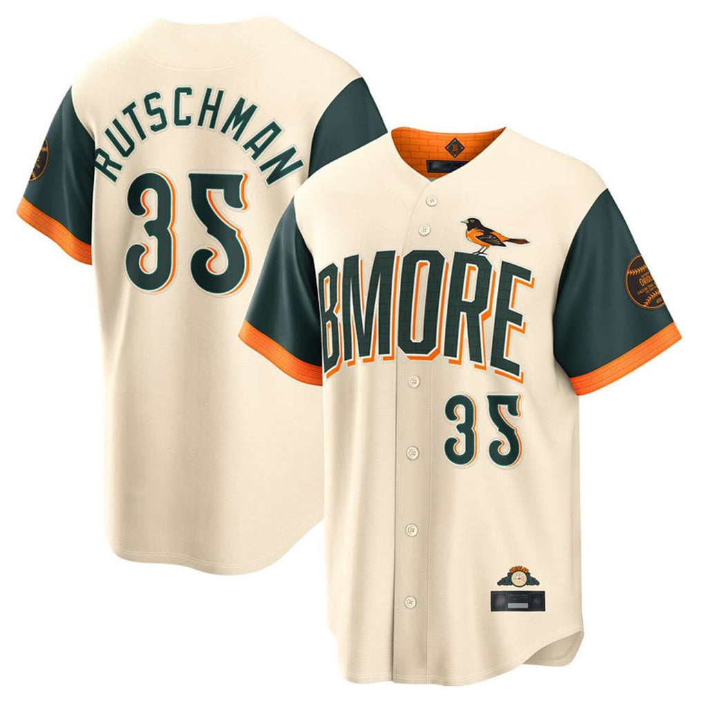 B.Orioles #35 Adley Rutschman Player Cream 2026 City Connect Home Game Qdoa Stitched Jerseys