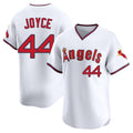 LA.Angels #44 Ben Joyce Player White T-shirt Home Limited Qdoa Stitched Jerseys