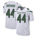 NY.Jets #44 Jamien Sherwood Player White Spotlight Home Game Qdoa Stitched Jerseys