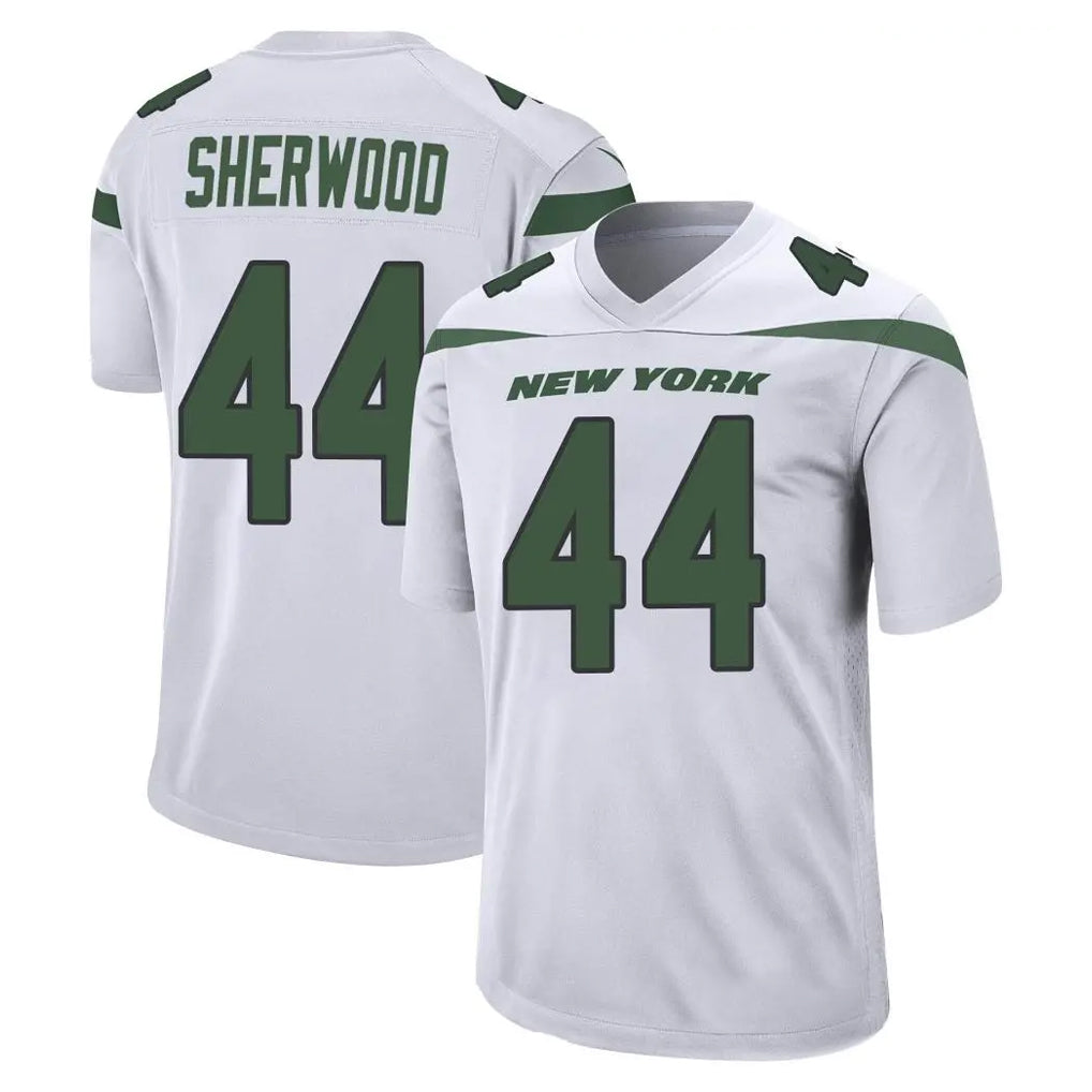 NY.Jets #44 Jamien Sherwood Player White Spotlight Home Game Qdoa Stitched Jerseys