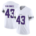 M.Vikings #43 Andrew Van Ginkel Player White Limited Alternate Vapor F.U.S.E. Home Game Qdoa Stitched Jerseys