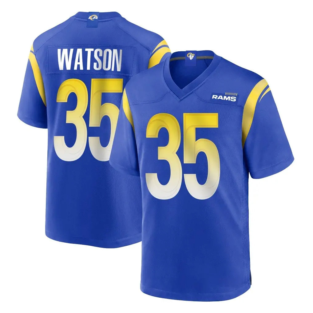 LA.Rams #35 Jaylen Watson Player Royal Home Game Qdoa Stitched Jerseys