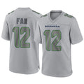 S.Seahawks #12 12th Fan Player Gray Atmosphere Fashion Home Game Qdoa Stitched Jerseys