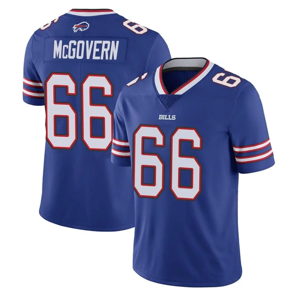 B.Bills #66 Connor McGovern Player Royal Vapor Untouchable Limited Qdoa Stitched Jerseys