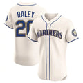 S.Mariners #20 Luke Raley Player Cream Home Limited Elite Qdoa Stitched Jerseys