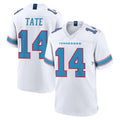 T.Titans #14 Carnell Tate Player White 2026 Game Home Qdoa Stitched Jerseys