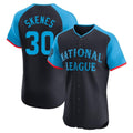 P.Pirates #30 Paul Skenes Player Navy National League All-Star Home Limited Elite Qdoa Stitched Jerseys