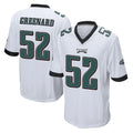 P.Eagles #52 Jonathan Greenard Player White Home Game Qdoa Stitched Jerseys