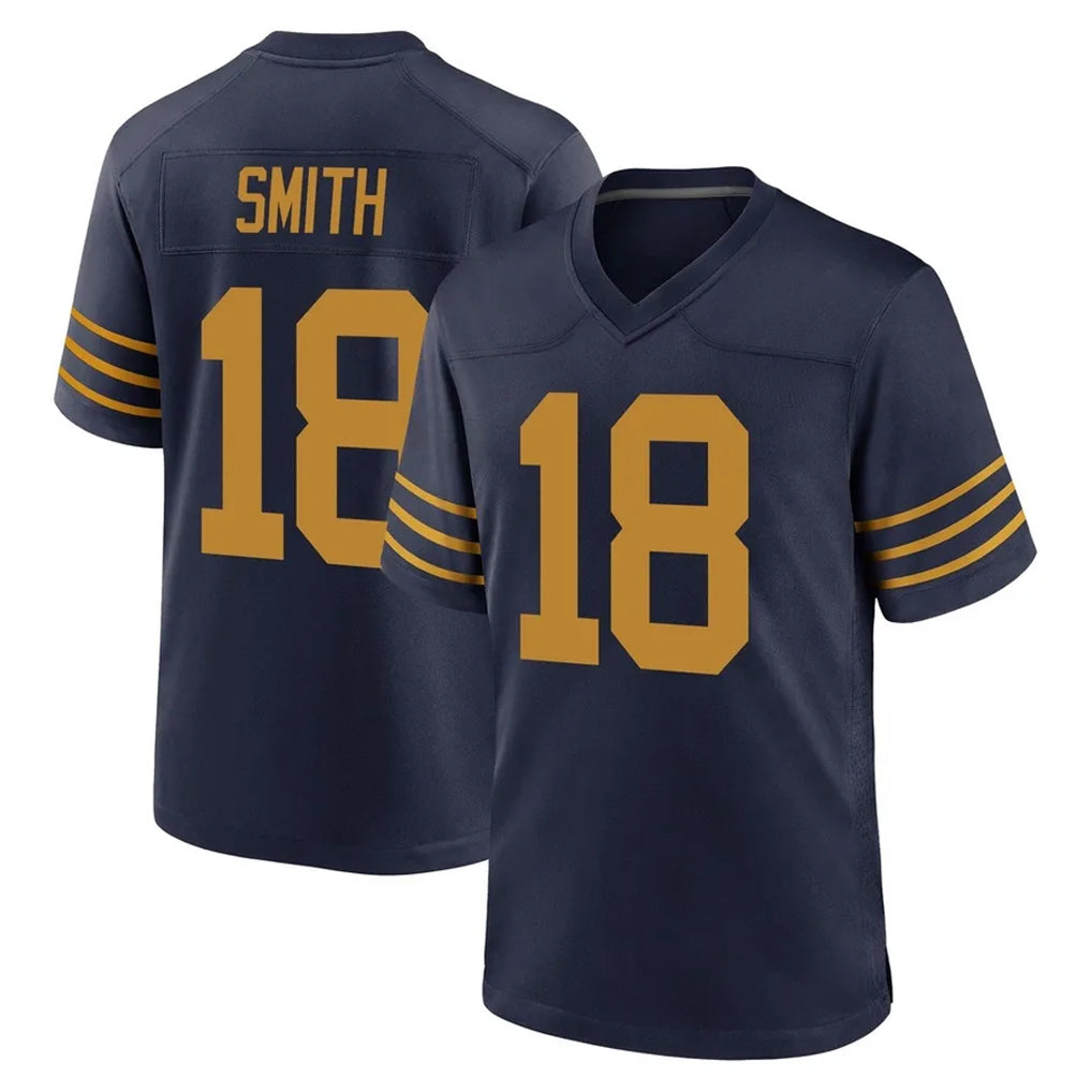GB.Packers #18 Jonnu Smith Player Navy The 1923 Classic Home Game Qdoa Stitched Jerseys