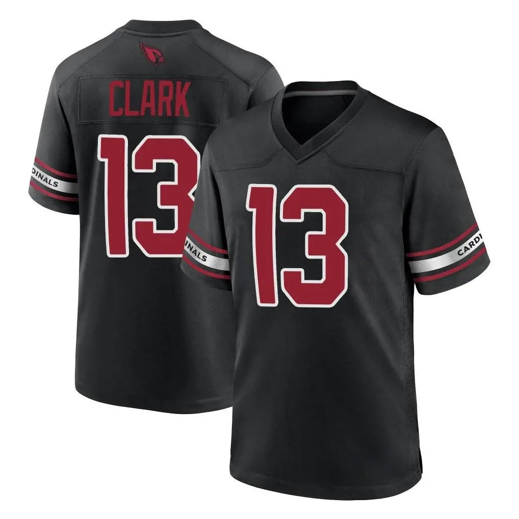 A.Cardinals #13 Kei'Trel Clark Player Black Alternate Game Qdoa Stitched Jerseys