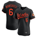 B.Orioles #6 Ryan Mountcastle Player Black Limited Elite Home Game Qdoa Stitched Jerseys