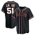 SF.Giants #51 Jung Hoo Lee Player Black Fashion Out Home Limited Qdoa Stitched Jerseys