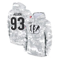 C.Bengals #93 Jonathan Allen Player Arctic Camo Salute to Service Pullover Hoodie Limited Qdoa Stitched Jerseys