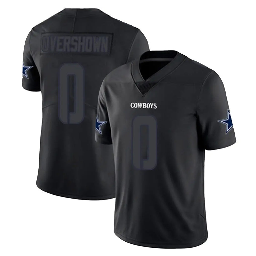 D.Cowboys #0 DeMarvion Overshown Player Black Impact Limited Home Game Qdoa Stitched Jerseys