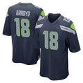 S.Seahawks #18 Elijah Arroyo Player Navy Home Game Qdoa Stitched Jerseys