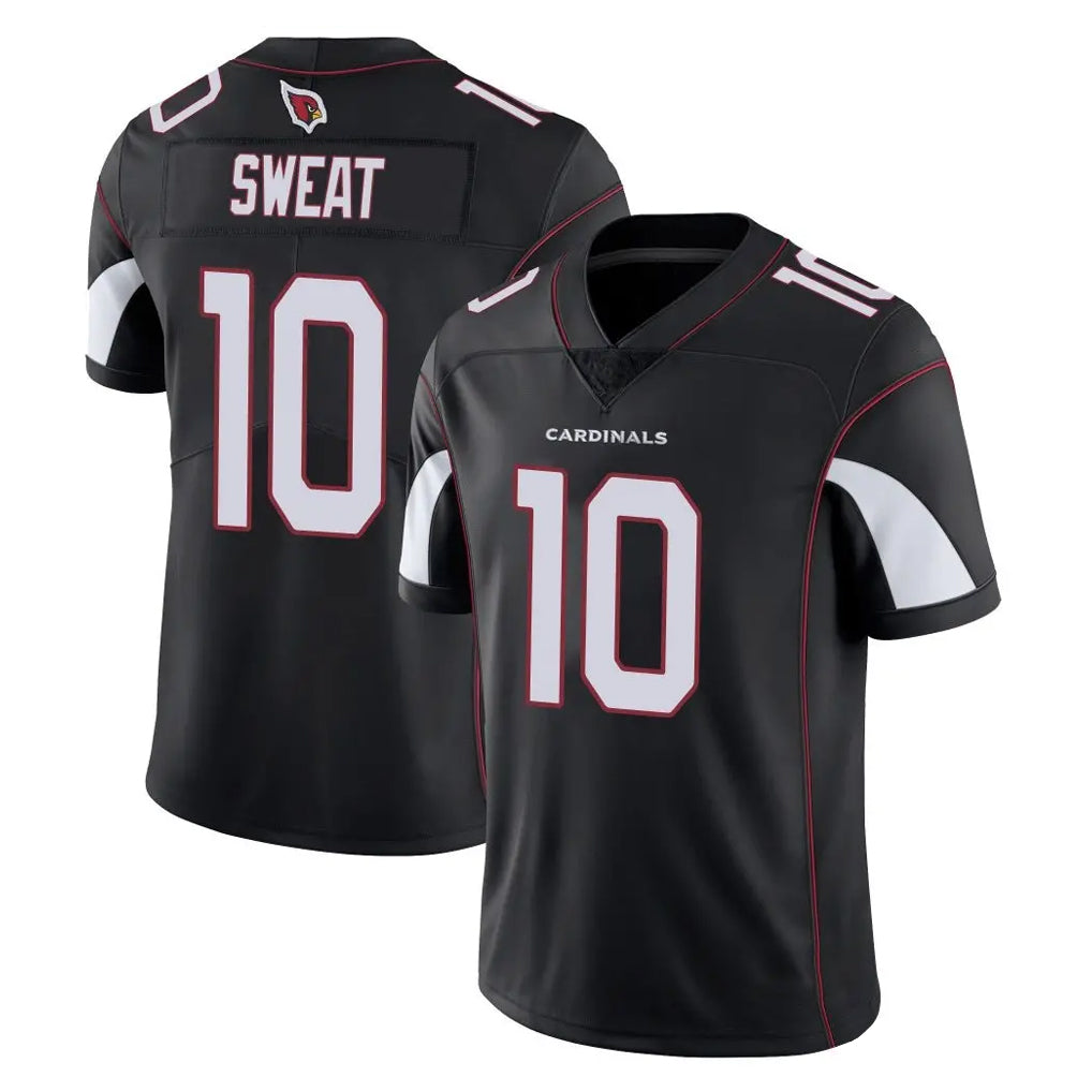 A.Cardinals #10 Josh Sweat Player Black Vapor Limited Home Game Qdoa Stitched Jerseys