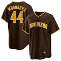 S.Diego Padres #44 Joe Musgrove Player Brown Home Game Qdoa Stitched Jerseys