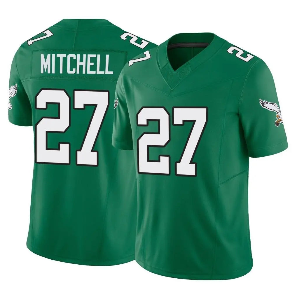P.Eagles #27 Quinyon Mitchell Player Green Kelly Alternate Vapor F.U.S.E. Home Game Qdoa Stitched Jerseys