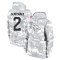 D.Broncos #2 Pat Surtain II Player Arctic Camo Salute to Service Hoodies Limited Game Qdoa Stitched Jerseys