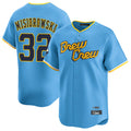M.Brewers #32 Jacob Misiorowski Player Light Blue City Connect Home Limited Qdoa Stitched Jerseys