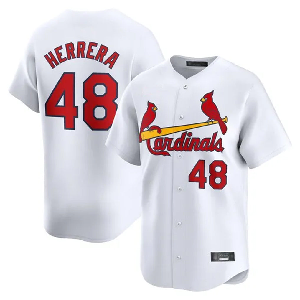St. Louis Cardinals #48 Ivan Herrera Player White Home Limited Qdoa Stitched Jerseys