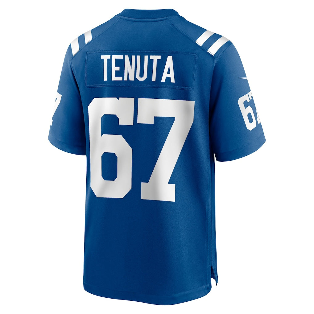 Qdoa IN.Colts #67 Luke Tenuta Royal Team Game Jersey
