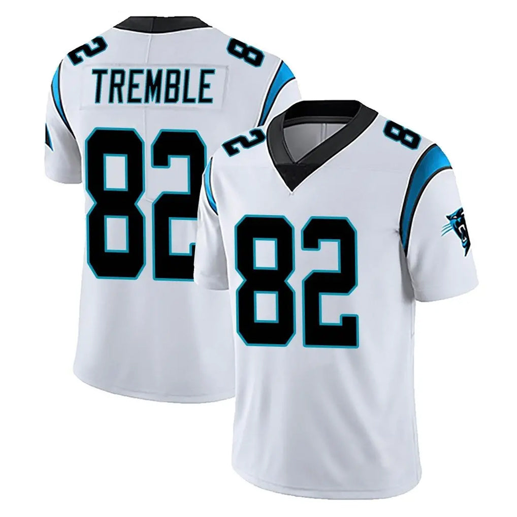 C.Panthers #82 Tommy Tremble Player White Vapor Untouchable Limited Game Qdoa Stitched Jerseys